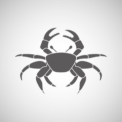 crab icon design 