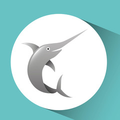 fish icon design 
