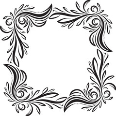 Unusual, decorative lace ornament, vintage frame with square emp