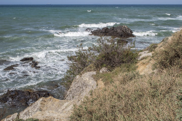 Antignano di Livorno lo scoglio della nave.