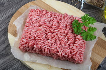 Minced beef meat