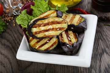 Grilled eggplant