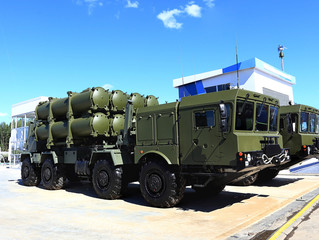 Obraz premium Cruise missile complex