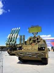Fototapeta premium Russuan anti-aircraft missile weapon