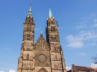 Fototapeta na wymiar Lorenzkirche Nürnberg