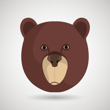 bear head design 