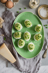 stuffed eggs