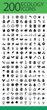 Ecology icons collection