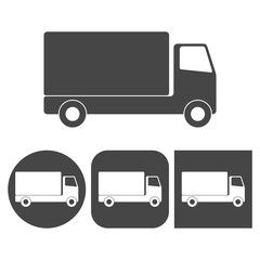 Truck icon - vector icons set