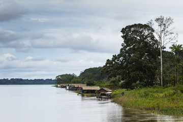 gold mining barges in purus river