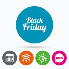 Black Friday sale icon. Special offer symbol.