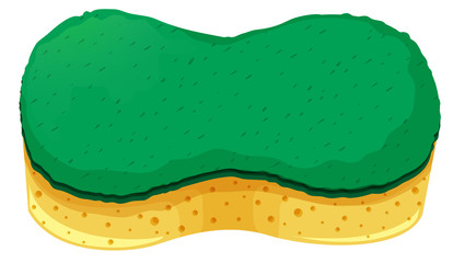 Sponge with two layers