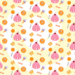 sweets vektor illustration