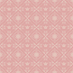 Seamless Damask Wallpaper