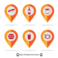 sign in department store set B