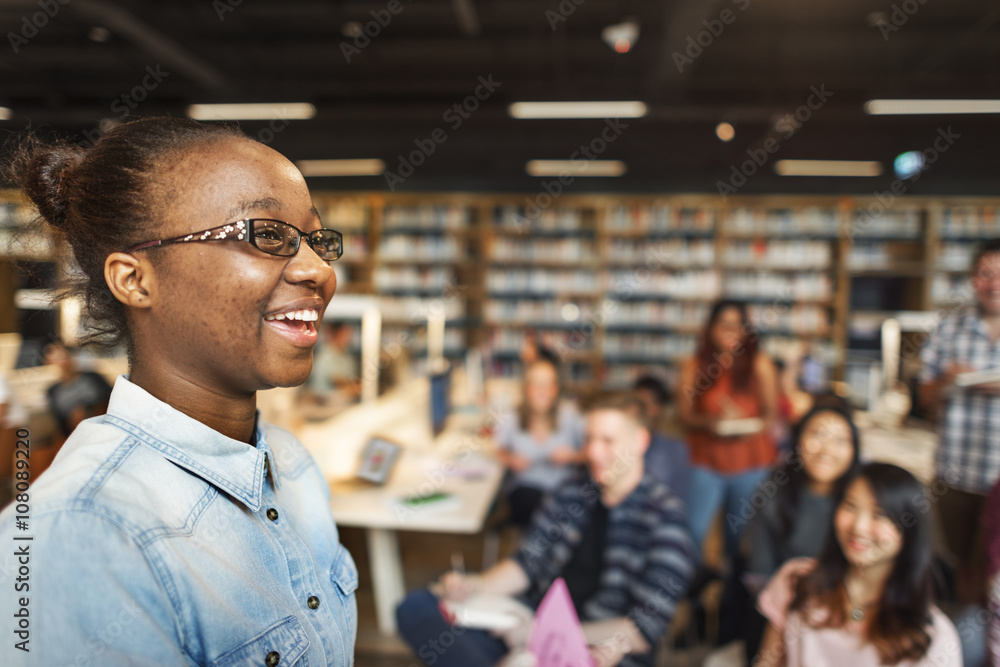 Poster student study classmate classroom lecture concept