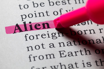 definition of alien