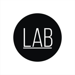 laboratory logo template