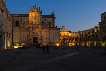 Fototapeta na wymiar Cattedrale di Lecce