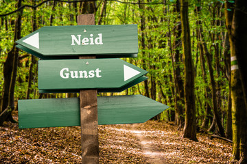 Schild 98 - Gunst