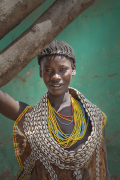 Black woman wearing traditional jewelry