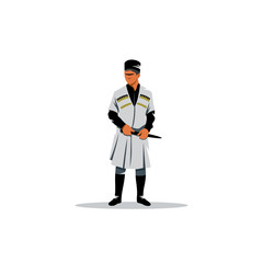 Native of Georgia. Vector Illustration.