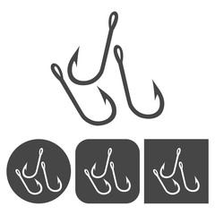 Hook icon - vector icons set