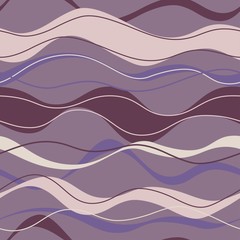 Wavy lines. Seamless vector pattern