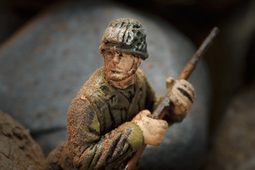 Fototapeta premium soldier figure