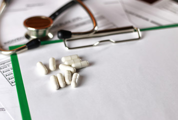 prescription recipe cardiologist stethoscope