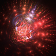 Abstract fractal illustration for creative design