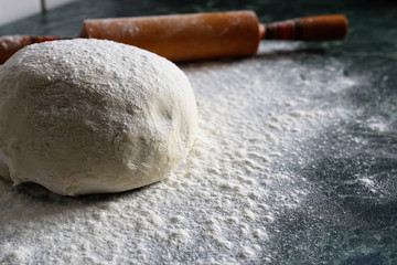 dough knead flour