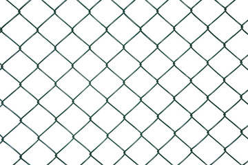 treated fence grid on a white background picture