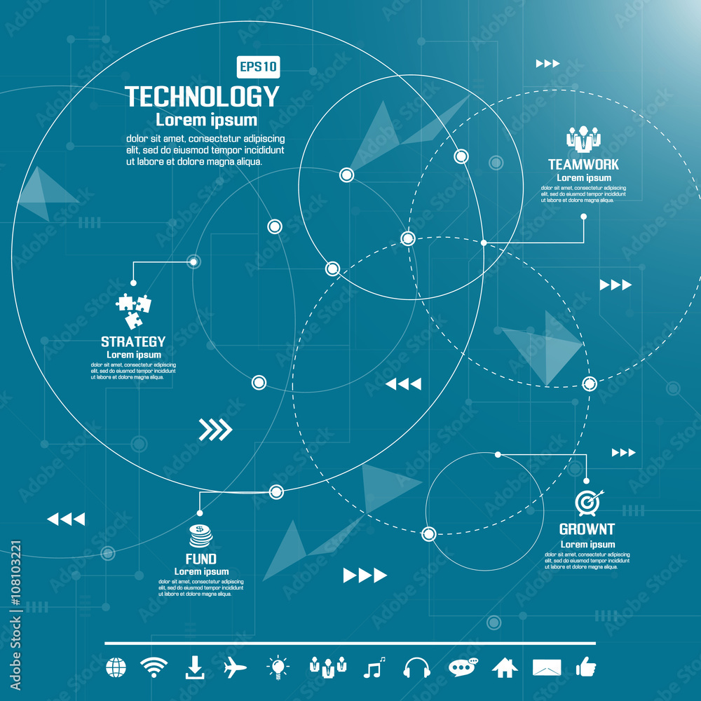 Poster point and curve constructed the sphere wireframe