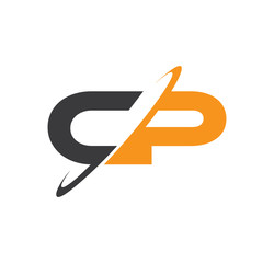 CP initial logo with double swoosh