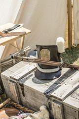 kingston, ontario canada - july 1: details stock images of war o