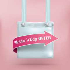 Purse Bag Pink Background Mothersday Offer