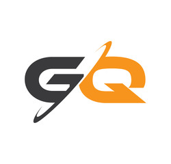 GQ initial logo with double swoosh