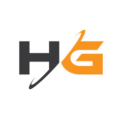 HG initial logo with double swoosh