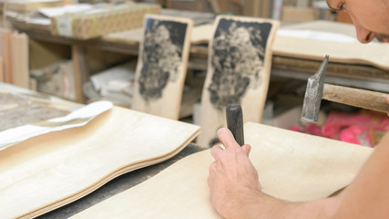 Making of Longboard Deck