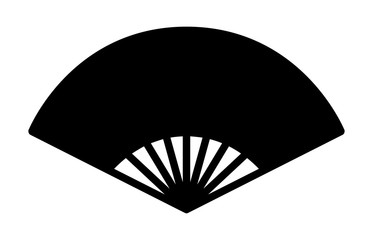 Chinese folding fixed fan flat icon for apps and websites