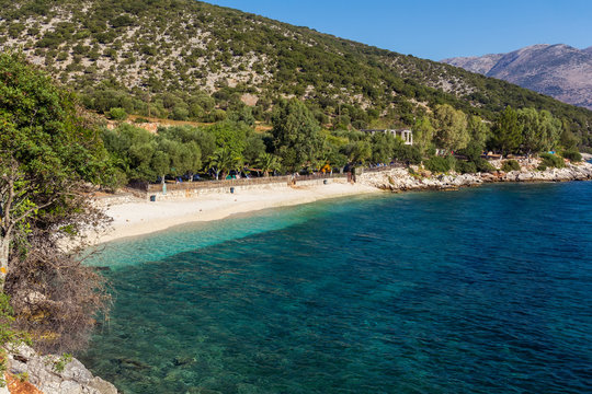 Exotic beach in Kefalonia, Greece