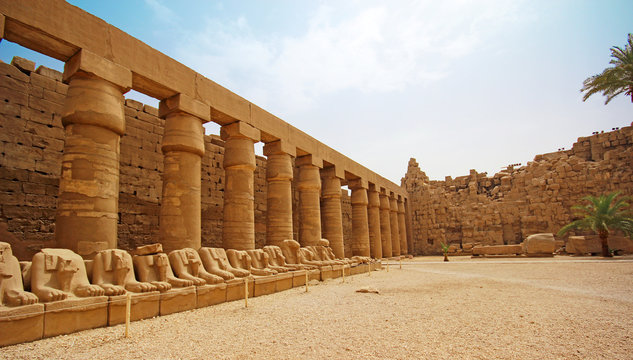  Anscient Temple of Karnak - Ruined Thebes Egypt
