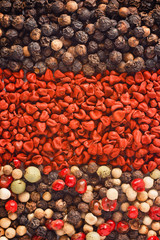 Spices background texture