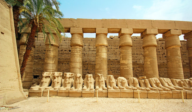  Anscient Temple of Karnak - Ruined Thebes Egypt