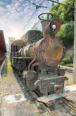 Fototapeta na wymiar narrow gauge railway,China's Sichuan province.