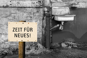 Altes Fabrikwaschbecken Zeit für Neues!