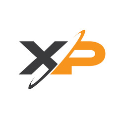 XP initial logo with double swoosh
