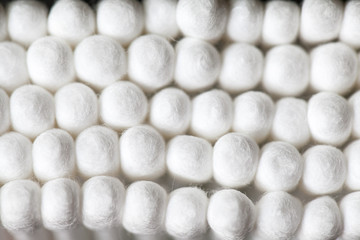 Fototapeta na wymiar Close up of cotton Buds