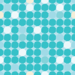 Seamless decorative vector background with circles. Print. Cloth design, wallpaper. 